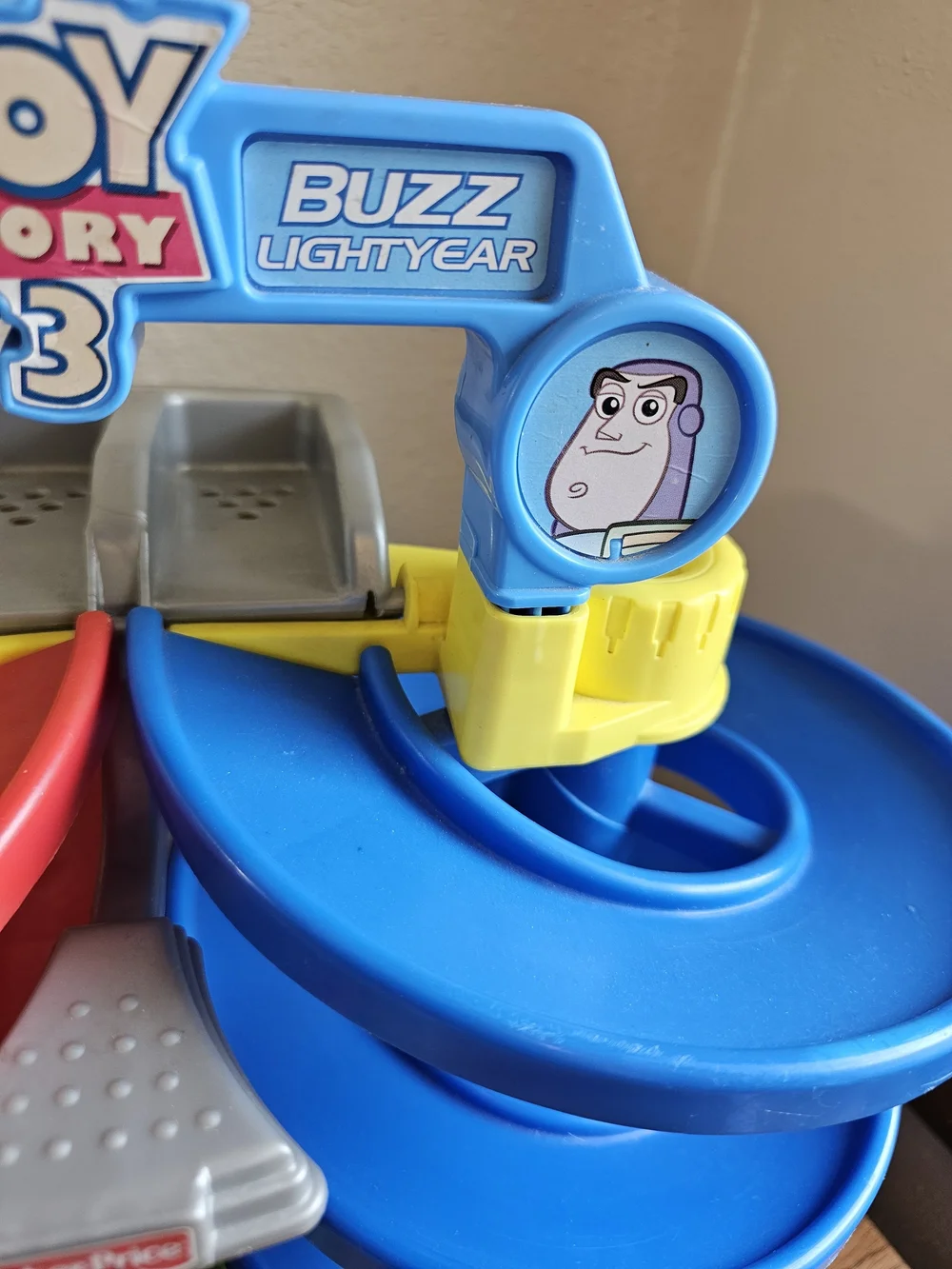 Fisher-Price Toy Story 3 Dual Spiral Racetrack WORN